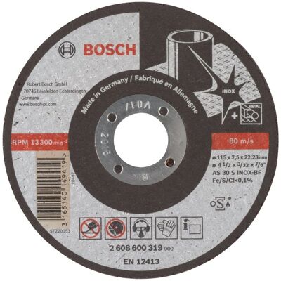 Bosch Expert Trennscheibe - Edelstahl, 115 mm, 2,5 mm Bosch Expert Trennscheibe - Edelstahl, 115 mm, 2,5 mm