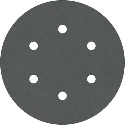 Feuilles abrasives Bosch - Carbure de silicium haute qualité, 150mm, 6 trous - Pack de 5 - Publicité Feuilles abrasives Bosch - Carbure de silicium haute qualité, 150mm, 6 trous - Pack de 5 - Publicité