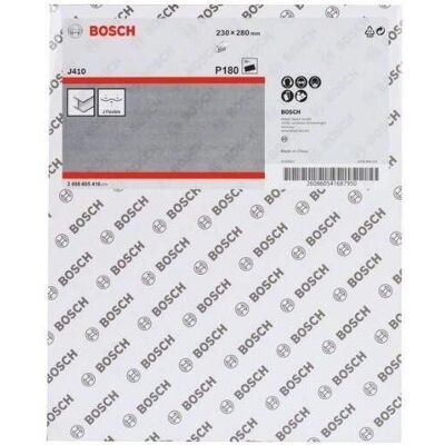 Feuille abrasive durable Bosch pour métal - J410 - Publicité Feuille abrasive durable Bosch pour métal - J410 - Publicité