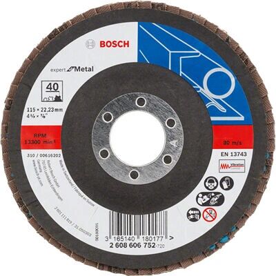 Bosch X551 Disque pour Métal, 125 mm, Grain 60, Accessoire pour Meuleuse - Publicité Bosch X551 Disque pour Métal, 125 mm, Grain 60, Accessoire pour Meuleuse - Publicité