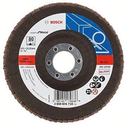 Bosch Accessoires Disque à Lamelles X551 - Pour Métal - 125mm - Publicité Bosch Accessoires Disque à Lamelles X551 - Pour Métal - 125mm - Publicité