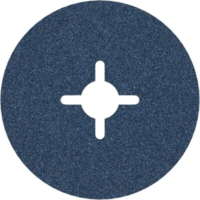 Disco de fibra azul Bosch R574 para acero - 115mm, 22,23mm, 100 Grano Disco de fibra azul Bosch R574 para acero - 115mm, 22,23mm, 100 Grano