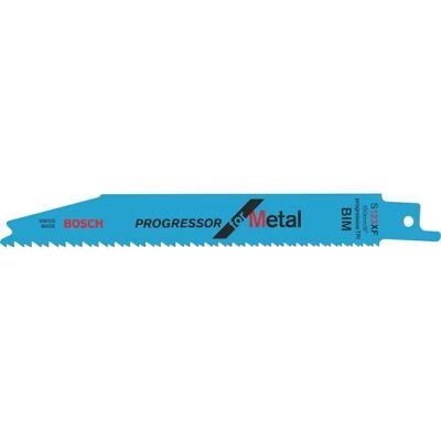 Bosch 123XF Saber Saw Blade - Metal, Blue, 150mm Bosch 123XF Saber Saw Blade - Metal, Blue, 150mm