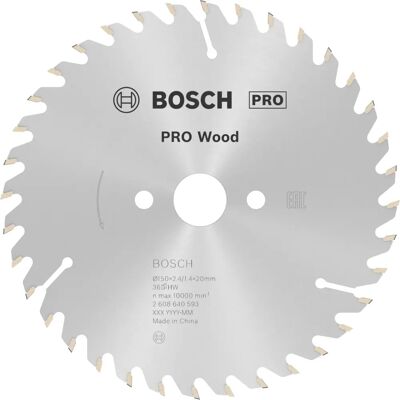 Lama di sega circolare Bosch - Carburo 150 mm, 36 denti, Modello 2608640593 Lama di sega circolare Bosch - Carburo 150 mm, 36 denti, Modello 2608640593