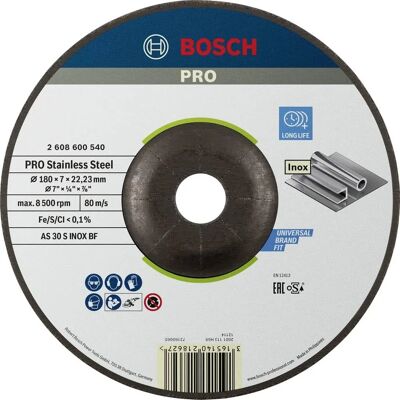 Bosch Modèle 2608600540 Disque de Débarrassage en Acier Inoxydable - Publicité Bosch Modèle 2608600540 Disque de Débarrassage en Acier Inoxydable - Publicité