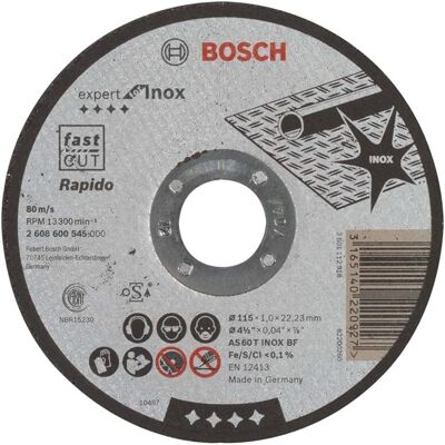 Bosch 2608600545 Disco de Corte em Aço Inoxidável - Segurança & Corte Rápido Bosch 2608600545 Disco de Corte em Aço Inoxidável - Segurança & Corte Rápido