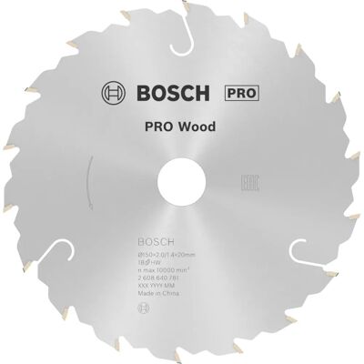 Bosch Modell 2608640781 Hartmetallkreissägeblatt - Holz - 150mm Bosch Modell 2608640781 Hartmetallkreissägeblatt - Holz - 150mm