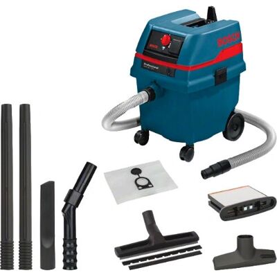 Bosch GAS 25 L SFC - Noir, Bleu, Rouge - Aspirateur à Sec & Humide - Publicité Bosch GAS 25 L SFC - Noir, Bleu, Rouge - Aspirateur à Sec & Humide - Publicité