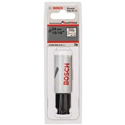 Bosch Seghetto a corona Power Change - 24mm, Inox 185rpm, Acciaio 370rpm Bosch Seghetto a corona Power Change - 24mm, Inox 185rpm, Acciaio 370rpm