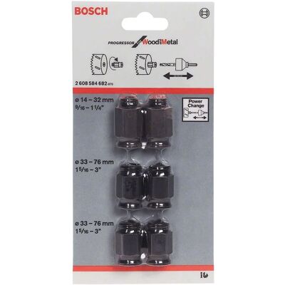 Bosch 2608584682 6-teiliges Übergangsadapter-Set Bosch 2608584682 6-teiliges Übergangsadapter-Set
