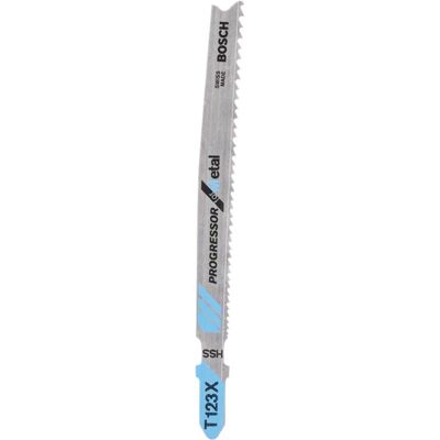 Bosch T 123 X Jigsaw Blade - 100 pcs - Metal Cutting Bosch T 123 X Jigsaw Blade - 100 pcs - Metal Cutting