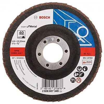 Disque à lamelles Bosch X551 115 mm - Outil de meulage - Publicité Disque à lamelles Bosch X551 115 mm - Outil de meulage - Publicité