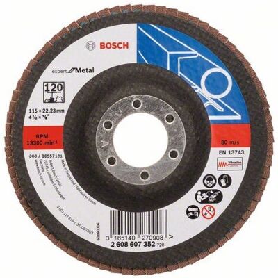 Disco abrasivo cinza Bosch 2608607352 - Acessório para lixadeira angular Disco abrasivo cinza Bosch 2608607352 - Acessório para lixadeira angular
