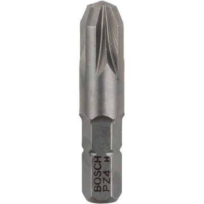 Bosch PZ4 25mm Screwdriver Bit - Extra Hard for All Screws Bosch PZ4 25mm Screwdriver Bit - Extra Hard for All Screws