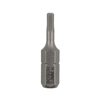 Bosch 2607001720 Ponta de parafusar - HEX 2,5mm 25mm - Pack de 3 Bosch 2607001720 Ponta de parafusar - HEX 2,5mm 25mm - Pack de 3