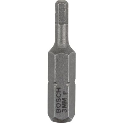 Bosch 2607001722 Bits de parafuso HEX - Extra duras - 25mm - 3 peças Bosch 2607001722 Bits de parafuso HEX - Extra duras - 25mm - 3 peças