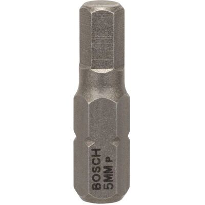 Bosch Modelo 2607001726 Pontas de chave de fenda HEX 5 mm Extra Duras - Pack de 3 Bosch Modelo 2607001726 Pontas de chave de fenda HEX 5 mm Extra Duras - Pack de 3
