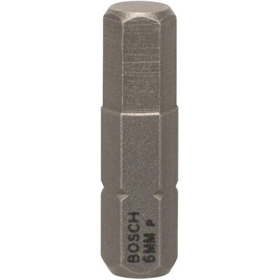 Bosch Model 2607001728 - HEX 6 x 25 mm - Extra-Harde Schroefbit - 3 stuks Bosch Model 2607001728 - HEX 6 x 25 mm - Extra-Harde Schroefbit - 3 stuks