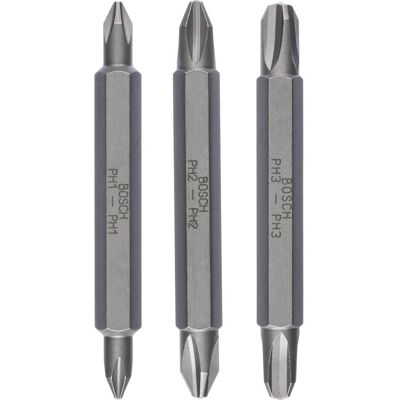 Bosch Modèle PH1, PH2, PH3 Ensemble de Embouts de Tournevis - Universel - Embouts de Tournevis - Publicité Bosch Modèle PH1, PH2, PH3 Ensemble de Embouts de Tournevis - Universel - Embouts de Tournevis - Publicité