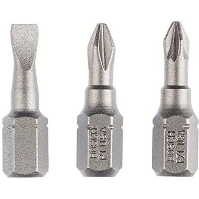 Bosch Modello 2607001765 - Set di 3 Bits Extra Duri Bosch Modello 2607001765 - Set di 3 Bits Extra Duri
