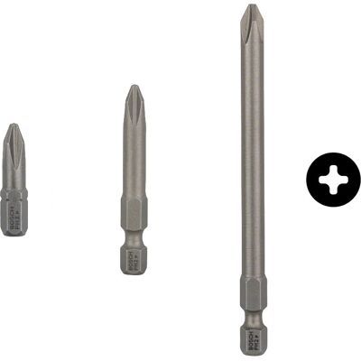 Bosch 2607002503 pontas de parafuso - Extra Dura PH 2 Bosch 2607002503 pontas de parafuso - Extra Dura PH 2