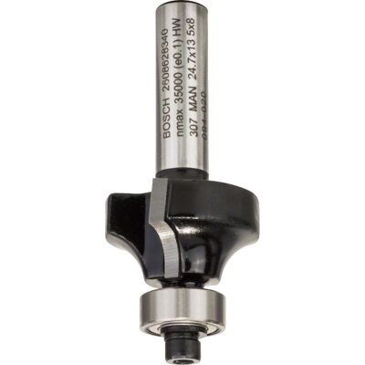 Fresa de redondeo Bosch 2608628340 - 8mm, Plata, 53mm Fresa de redondeo Bosch 2608628340 - 8mm, Plata, 53mm