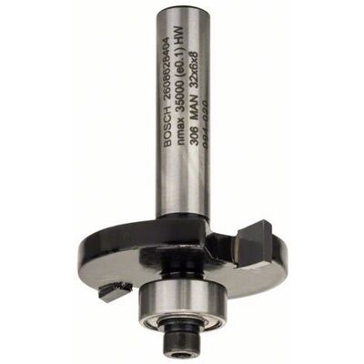 Bosch 2608628404 Fraise - 8mm Diamètre, 51mm Longueur, Carbure - Publicité Bosch 2608628404 Fraise - 8mm Diamètre, 51mm Longueur, Carbure - Publicité