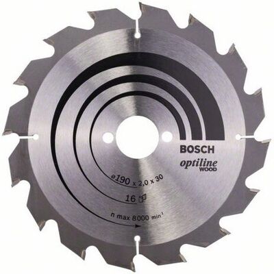 Bosch 2608641184 Lama di sega circolare Optiline Wood - 16 Denti Bosch 2608641184 Lama di sega circolare Optiline Wood - 16 Denti