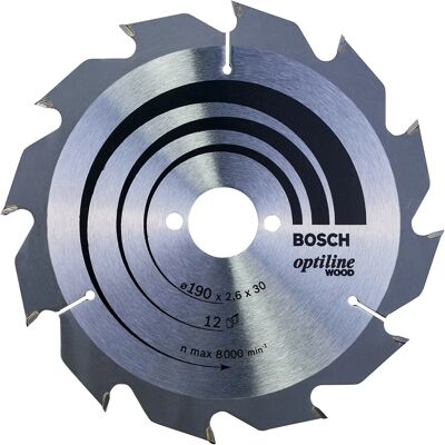 Bosch 2608641187 Optiline Wood Kreissägeblatt - 12 Zähne Bosch 2608641187 Optiline Wood Kreissägeblatt - 12 Zähne