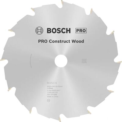 Lama di sega circolare Bosch Construct Wood - 12 denti - 190mm Lama di sega circolare Bosch Construct Wood - 12 denti - 190mm