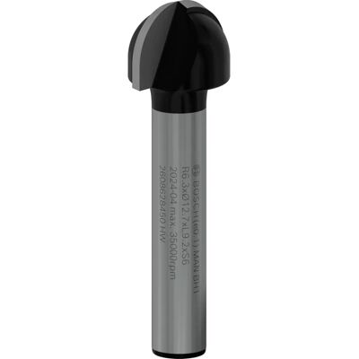Fresa de ranurar Bosch estándar para madera - 6mm de vástago, 12,7mm diámetro, 40mm largo Fresa de ranurar Bosch estándar para madera - 6mm de vástago, 12,7mm diámetro, 40mm largo