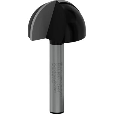 Bosch Hohlkehlfräser Standard pentru Lemn - Ax 6mm, Rază 12,7mm, Diametru 25,4mm, Lungime 15,6mm Bosch Hohlkehlfräser Standard pentru Lemn - Ax 6mm, Rază 12,7mm, Diametru 25,4mm, Lungime 15,6mm