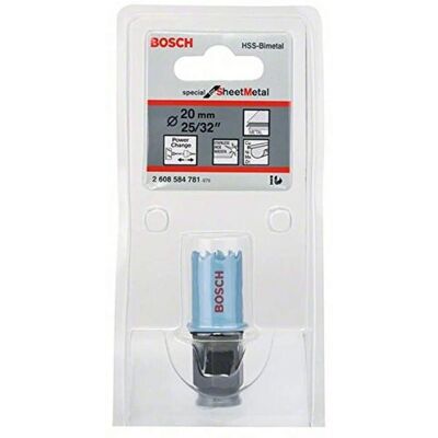 Bosch Bohrkrone - Metall, 20mm, Langlebigkeit, Schnelles Wechselsystem Bosch Bohrkrone - Metall, 20mm, Langlebigkeit, Schnelles Wechselsystem