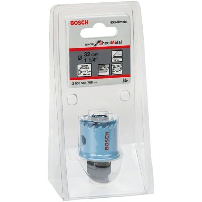 Bosch Metall Lochsäge - 32mm, Langlebig, Schnellwechsel-System - Metalltrennwerkzeug Bosch Metall Lochsäge - 32mm, Langlebig, Schnellwechsel-System - Metalltrennwerkzeug