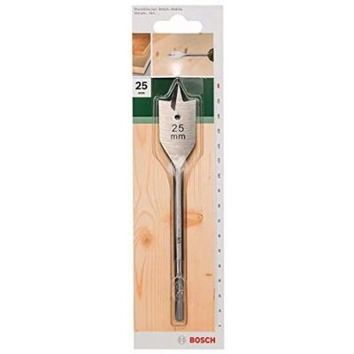 Fresa a spirale piatto Bosch - Attacco esagonale - 25mm - 160mm - Legno Fresa a spirale piatto Bosch - Attacco esagonale - 25mm - 160mm - Legno