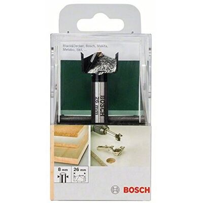 Bosch Bohrer 26mm - Forstner 90mm Zylindrischer Schaft Bosch Bohrer 26mm - Forstner 90mm Zylindrischer Schaft