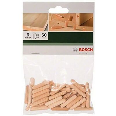 Bosch Modèle 2609255309 - Jeu de chevilles en bois - Publicité Bosch Modèle 2609255309 - Jeu de chevilles en bois - Publicité