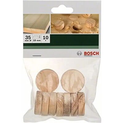 Accessoires Bosch 2609255324 Tampons en bois - 35x10 mm - 10 pcs - Publicité Accessoires Bosch 2609255324 Tampons en bois - 35x10 mm - 10 pcs - Publicité