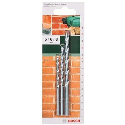 Bosch 2609255458 Masonry Drill Bit Set - 3 Pieces Bosch 2609255458 Masonry Drill Bit Set - 3 Pieces