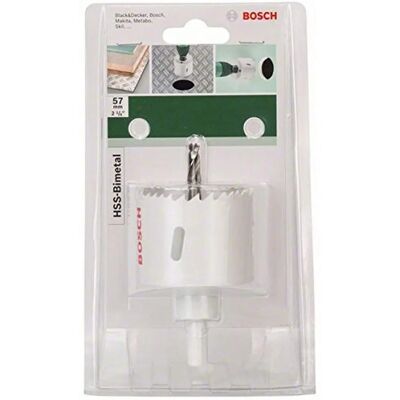 Bosch 2609255610 HSS Bi-Metal Holesaw - 57mm - Power Tool Bosch 2609255610 HSS Bi-Metal Holesaw - 57mm - Power Tool