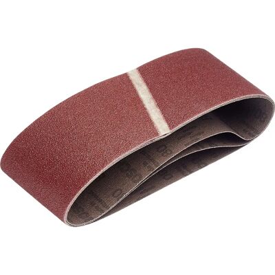Bandes abrasives rouges Bosch 2609256200 G80 - 410x65mm, lot de 3 - Publicité Bandes abrasives rouges Bosch 2609256200 G80 - 410x65mm, lot de 3 - Publicité