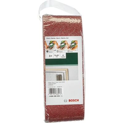 Bandes abrasives rouges Bosch - 2609256204 - Grandes surfaces - Haute performance Bandes abrasives rouges Bosch - 2609256204 - Grandes surfaces - Haute performance