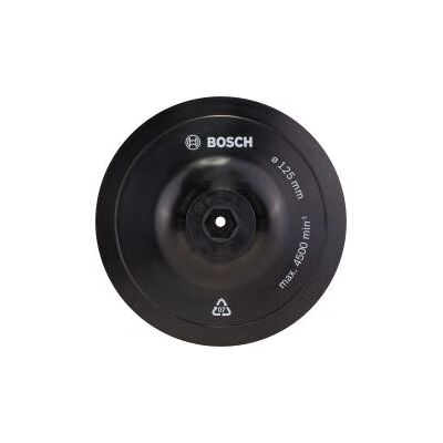 Bosch 2609256280 Accessoire de ponçage - Plateau de support pour papier abrasif, 125 mm, pour perceuses - Publicité Bosch 2609256280 Accessoire de ponçage - Plateau de support pour papier abrasif, 125 mm, pour perceuses - Publicité