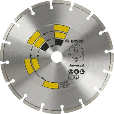 Bosch 2609256401 Diamantschneidscheibe - 125mm, Universal Bosch 2609256401 Diamantschneidscheibe - 125mm, Universal