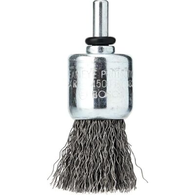 Brosse pour perceuse Bosch - Fil ondulé 25 mm - Acier et métal - Publicité Brosse pour perceuse Bosch - Fil ondulé 25 mm - Acier et métal - Publicité