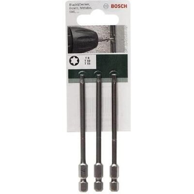 Bosch Set 3 Sechskant-Bits - Schraubenzieher Bits Bosch Set 3 Sechskant-Bits - Schraubenzieher Bits