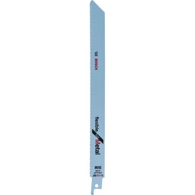 Lame de scie-sabre bimétal Bosch S 1122 HF - Coupe métal lourd - Publicité Lame de scie-sabre bimétal Bosch S 1122 HF - Coupe métal lourd - Publicité