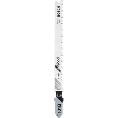 Lama per seghetto Bosch T101 B in acciaio ad alto tenore di carbonio - Legno, PVC Lama per seghetto Bosch T101 B in acciaio ad alto tenore di carbonio - Legno, PVC