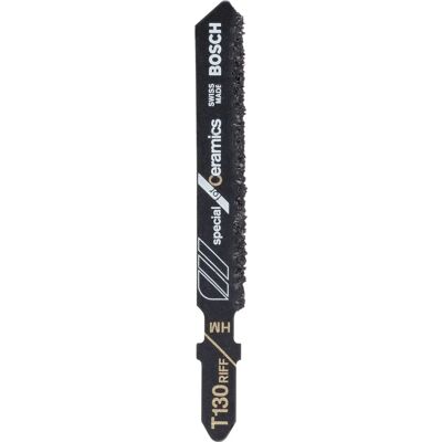 Bosch 2609256739 - Lama T 130 Riff per Sega a Gattuccio per Ceramica Bosch 2609256739 - Lama T 130 Riff per Sega a Gattuccio per Ceramica