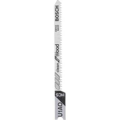 Bosch 2609256761 HCS Stichsägeblatt - Gebogener Schnitt für Weichholz Bosch 2609256761 HCS Stichsägeblatt - Gebogener Schnitt für Weichholz